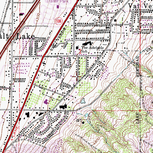 Topographic Map of Orchard Corners Condominium, UT