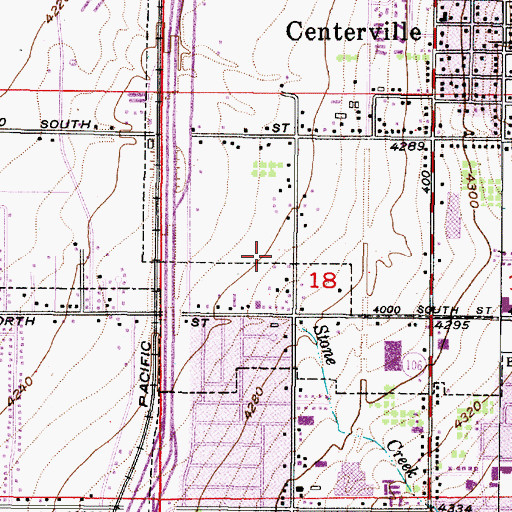 Topographic Map of Homestead Condominium, UT