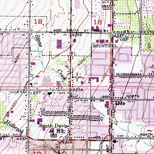 Topographic Map of Lemontree Condominium, UT