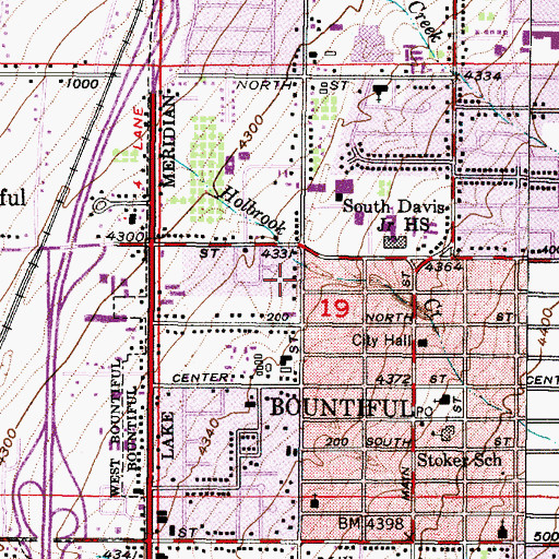 Topographic Map of Phipps Condominium, UT