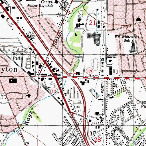 Topographic Map of Layton Park Plaza Condominium, UT