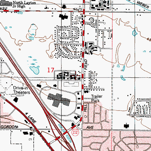 Topographic Map of Property Consultants Condominium, UT