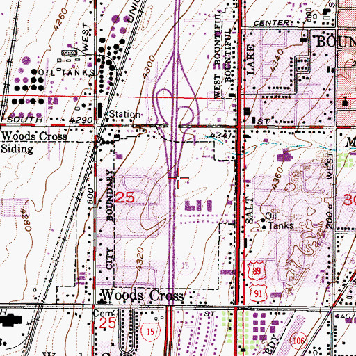 Topographic Map of D and M Warehousing Units 1-3, UT