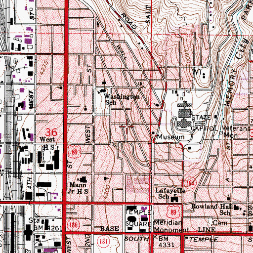 Topographic Map of Marmalade Condominium, UT