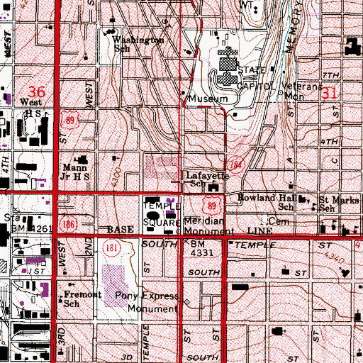 Topographic Map of Kimball Condominium, UT