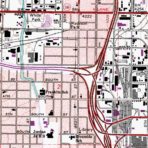 Topographic Map of Heaths Blocks 39 and 40, UT