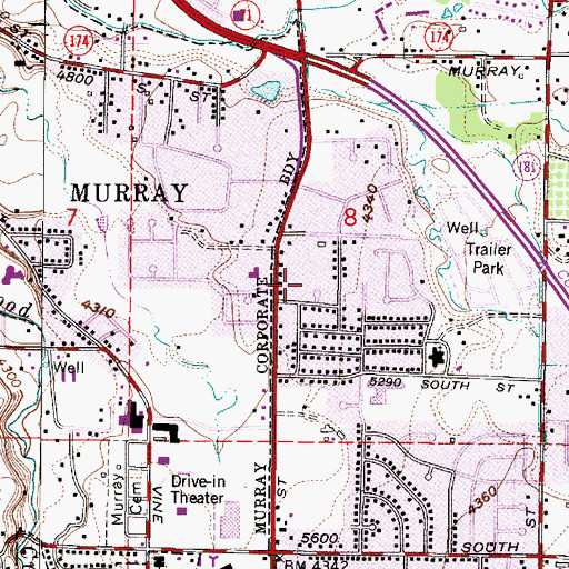 Topographic Map of Dover Hill Condominium, UT