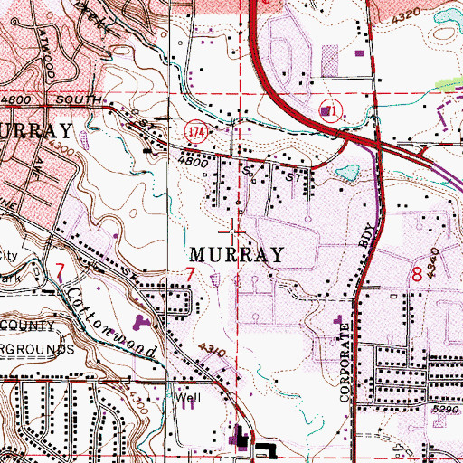 Topographic Map of Fischner Phillips Condominium, UT