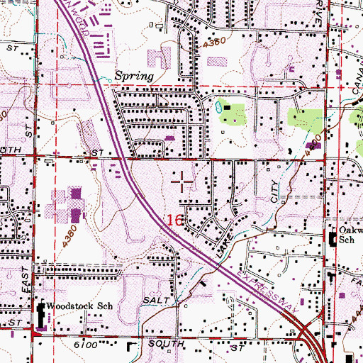 Topographic Map of Fairbrook Condominium, UT