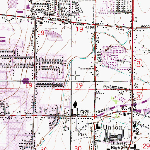 Topographic Map of Countryside Condominium, UT