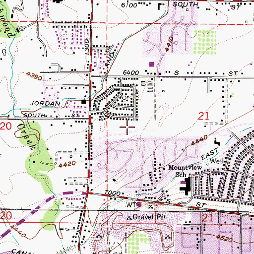 Topographic Map of Farnsworth Condominium, UT
