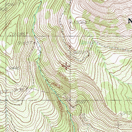 Topographic Map of Jackson Camp, UT