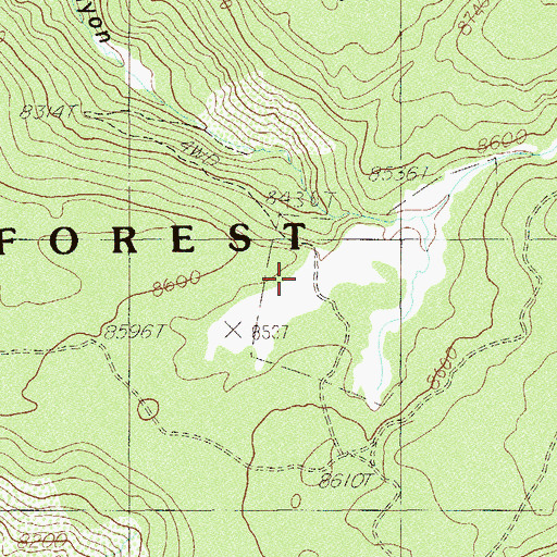 Topographic Map of Redd Pasture, UT