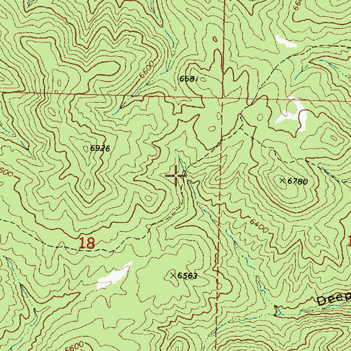 Topographic Map of Red Bank Spring, UT