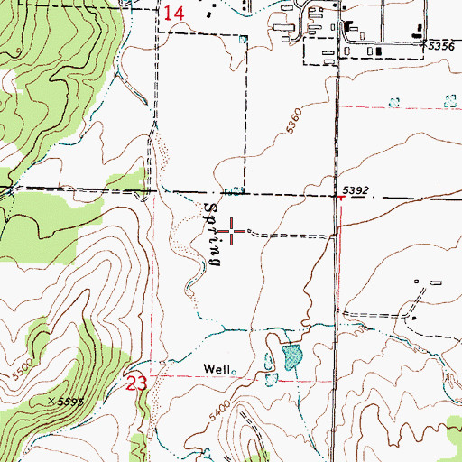 Topographic Map of Enterprise Administrative Site, UT