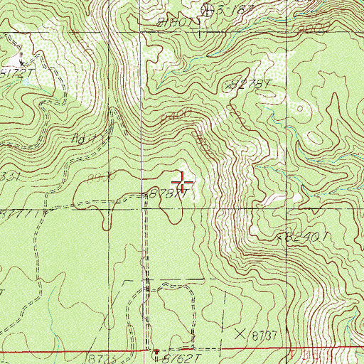 Topographic Map of Wabin Mine, UT