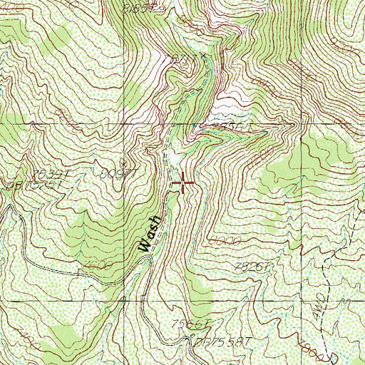Topographic Map of Cliff Dwellers Pasture, UT