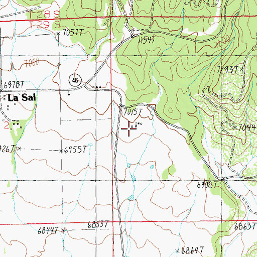 Topographic Map of Snow Ball Mine, UT