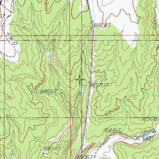Topographic Map of Hole in the Rock Trail, UT