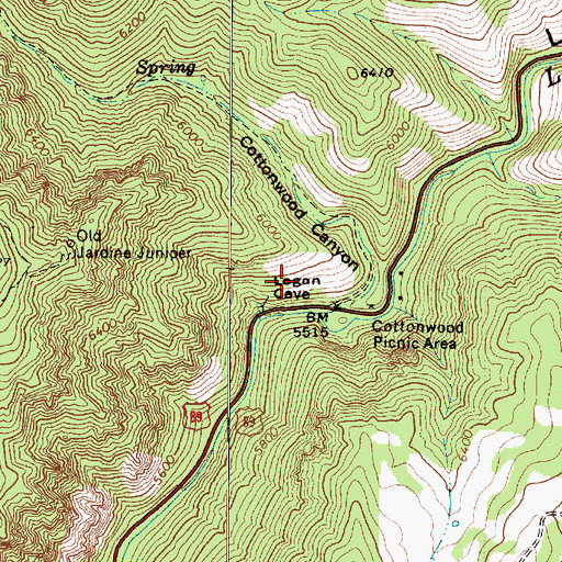Topographic Map of Brachipad Summer Home Area, UT