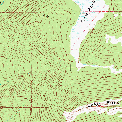 Topographic Map of Fish Creek National Recreation Trail, UT