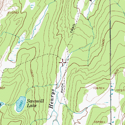Topographic Map of Elkhorn Crossing, UT