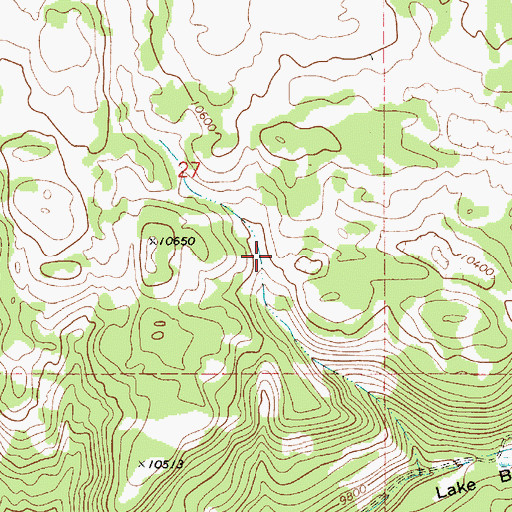 Topographic Map of Stillwater Tunnel, UT