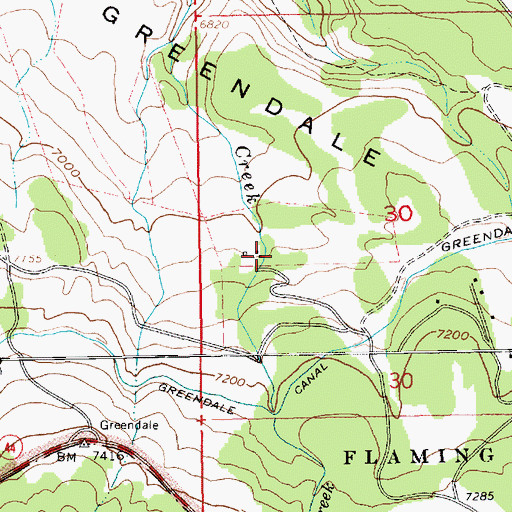 Topographic Map of Sweet Ranch National Historic Site, UT