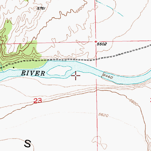 Topographic Map of Bridge Hollow Picnic Area, UT
