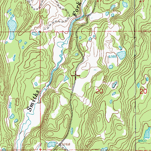 Topographic Map of Stateline Campground, UT