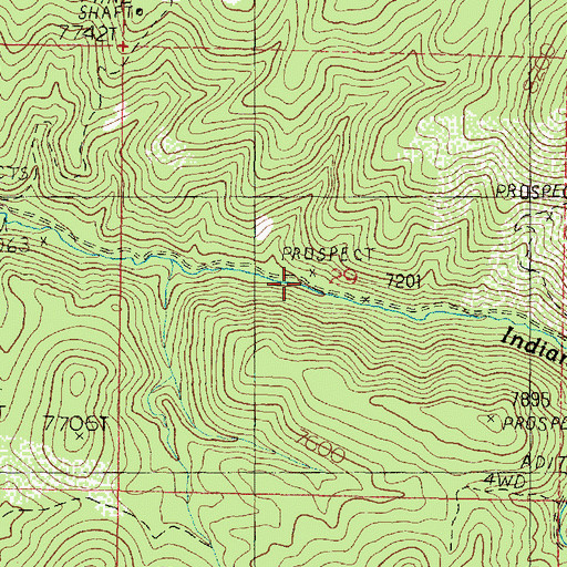 Topographic Map of White Cliff Mine (historical), UT