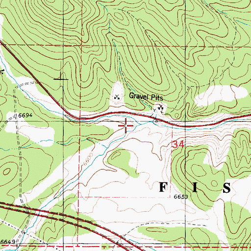 Topographic Map of Shingle Creek, UT