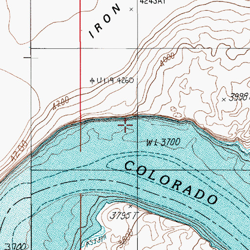 Topographic Map of Anderson Camp (historical), UT