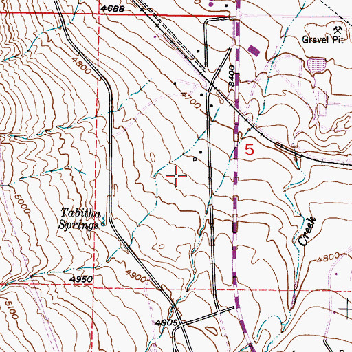 Topographic Map of BP Minerals-Magna Heliport, UT