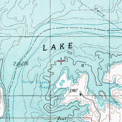 Topographic Map of Big Bar, UT
