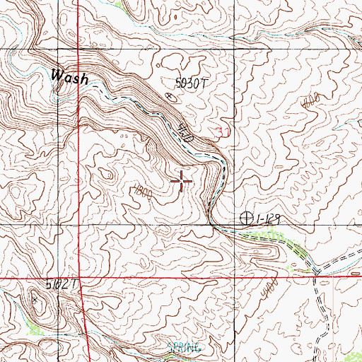 Topographic Map of Black Dragon Pictograph, UT