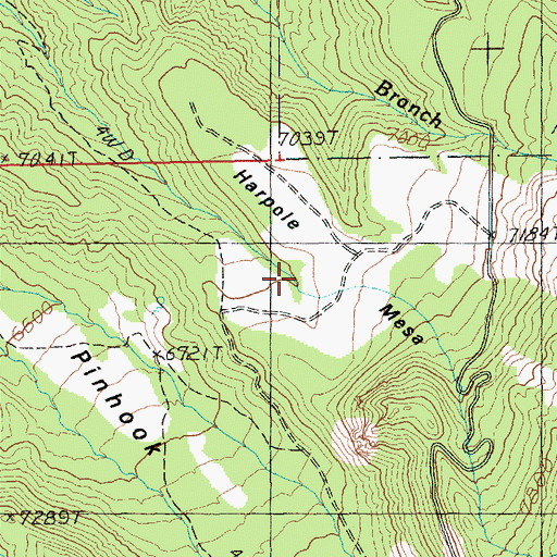 Topographic Map of Cain Hollow, UT