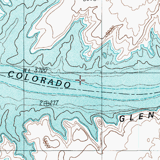 Topographic Map of Camp Stone (historical), UT
