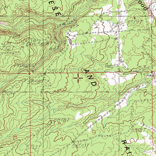 Topographic Map of Cheese and Raisins Hills, UT