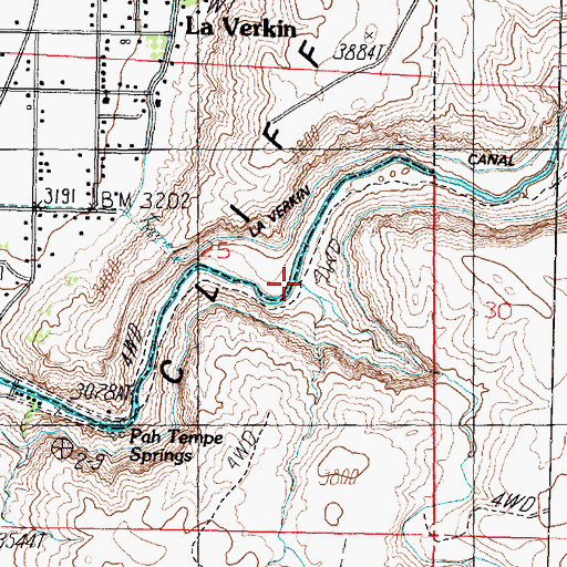 Topographic Map of Chinatown Wash, UT