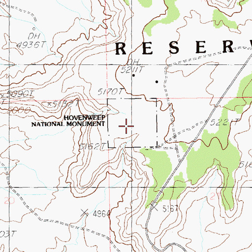 Topographic Map of Cool Spring House (historical), UT