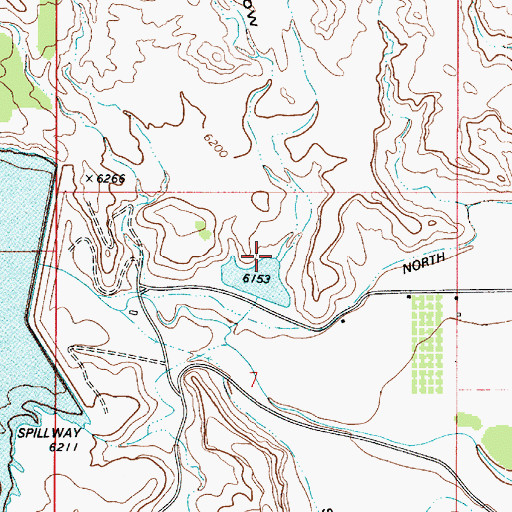 Topographic Map of Diversion Hollow, UT