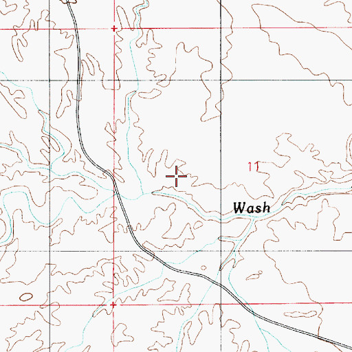 Topographic Map of Factory Butte Coal Mine, UT