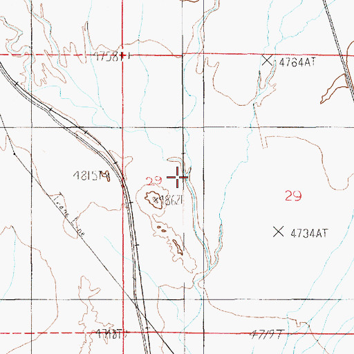 Topographic Map of Grassy Wash, UT