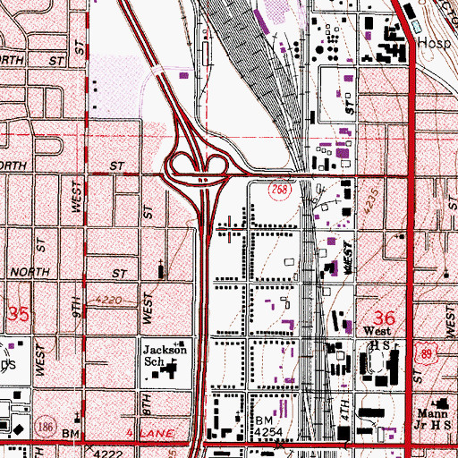 Topographic Map of Guadalupe Park, UT