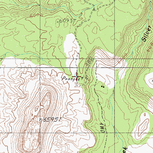 Topographic Map of Hotshot Prospect, UT