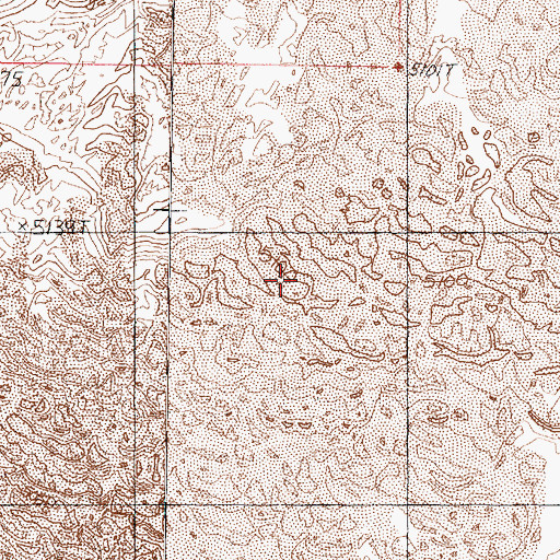 Topographic Map of Little Sahara National Recreation Area, UT