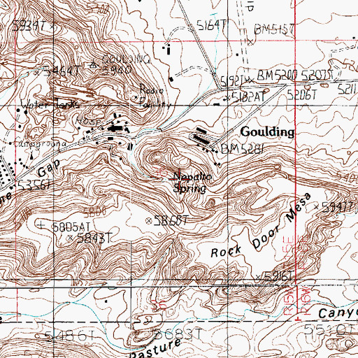 Topographic Map of Nepalto Spring, UT