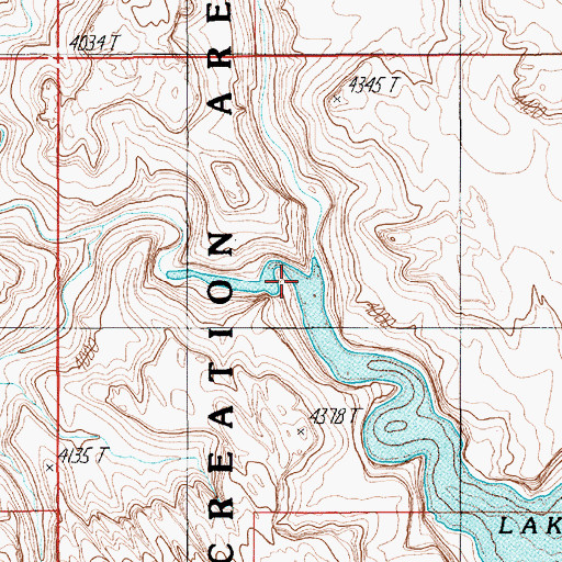 Topographic Map of Peshliki Fork Ticaboo Creek, UT