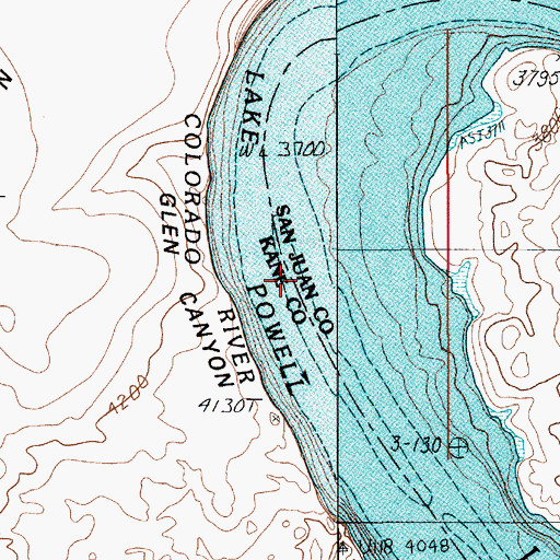 Topographic Map of Poor Mans Placer (historical), UT
